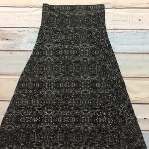 Black + White LuLaRoe Maxi